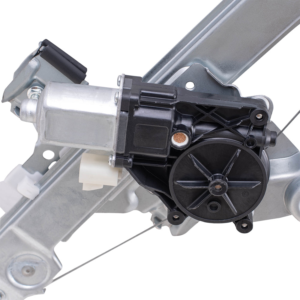 Brock Aftermarket Replacement Rear Driver Left Power Window Regulator with Motor Compatible with 2010-2012 Cadillac SRX