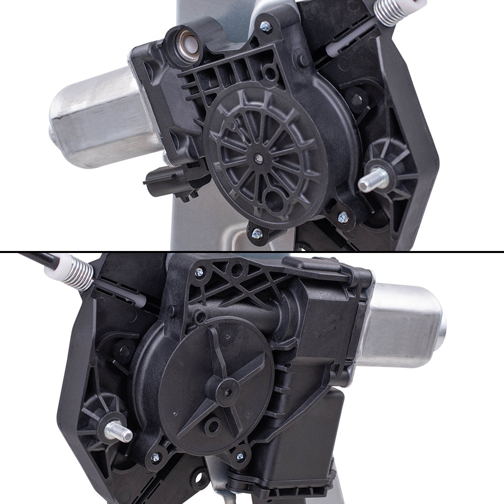 Brock Replacement Front Driver and Passenger Side Power Window Regulators with Motor Compatible with 2014-2019 Silverado/Sierra & 2015-2019 Silverado/Sierra 2500/3500