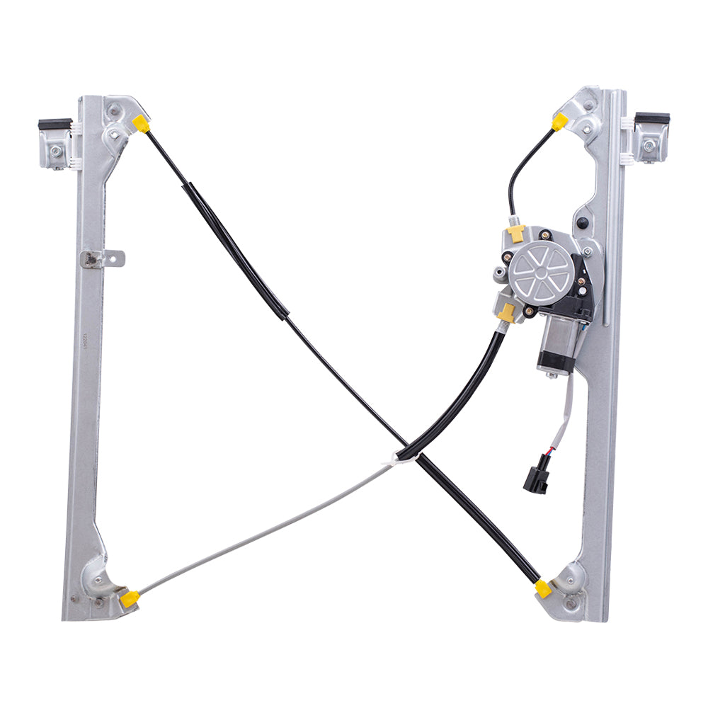 Brock Replacement Driver Front Power Window Regulator and Lift Motor Assembly Compatible with 1999-2007 Silverado Sierra Pickup Truck 19120846
