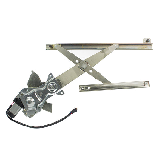Brock Replacement Passenger Front Power Window Regulator with Lift Motor Assembly Compatible with 1992-1998 Skylark Achieva Grand Am Sedan 16621658