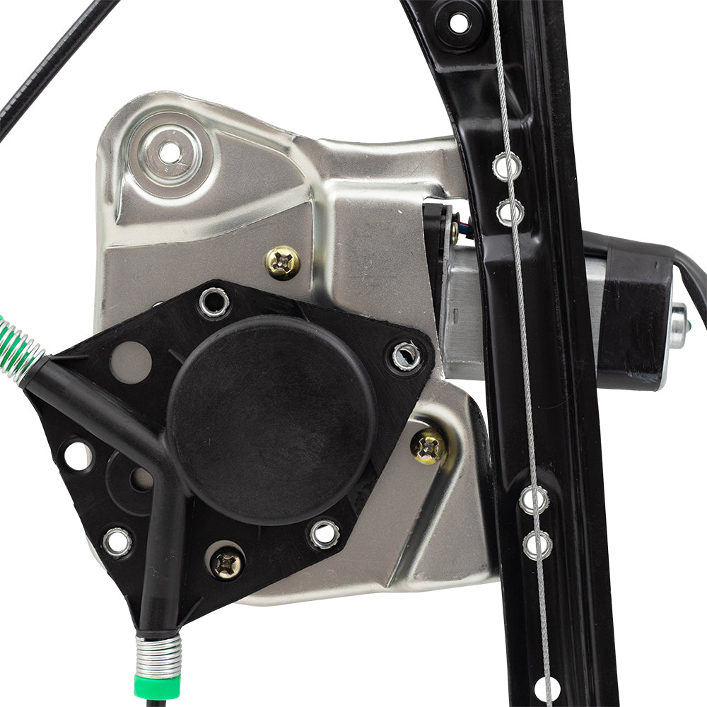 Brock Replacement Passenger Front Power Window Regulator with Lift Motor Assembly Compatible with 99-05 Grand Am Sedan 22702138