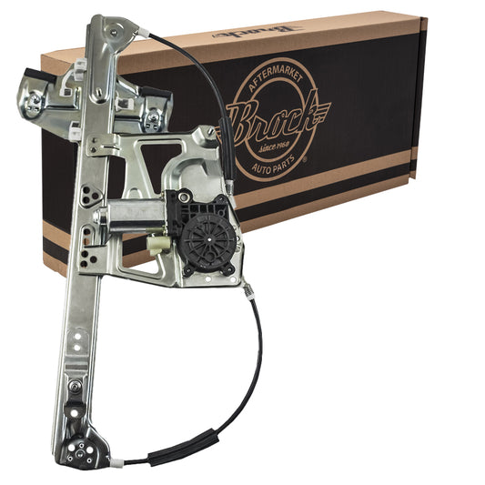 Brock Replacement Driver Front Power Window Regulator with Lift Motor Assembly Compatible with 2000-2001 DeVille 17801304