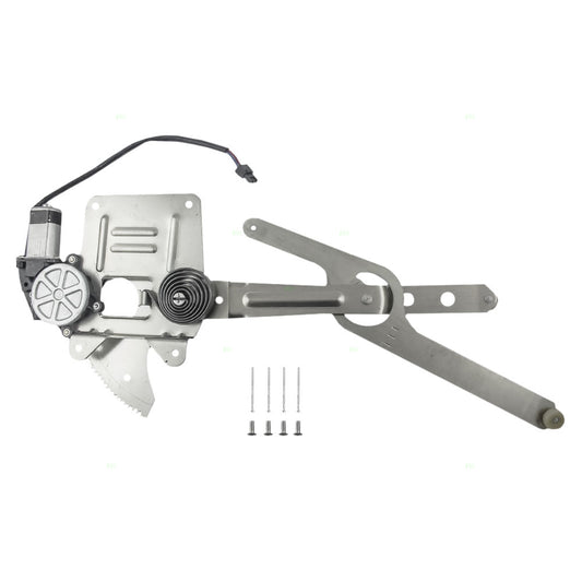 Brock Replacement Driver Front Power Window Regulator with Lift Motor Assembly Compatible with 94-04 S10 Pickup Sonoma Blazer Jimmy Bravada Hombre