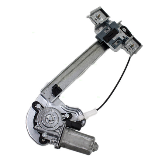 Brock Replacement Passenger Rear Power Window Regulator with Lift Motor Assembly Compatible with 2000-2005 Bonneville 15231242