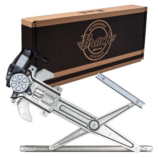 Brock Replacement Driver Front Power Window Regulator with Lift Motor Assembly Compatible with 2004-2012 Canyon Colorado 2006-2008 i-Series Pickup 15922914
