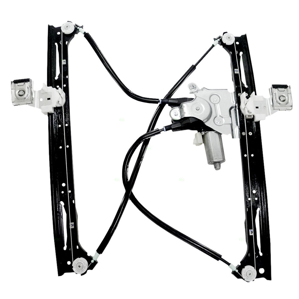 Brock Replacement Passenger Front Power Window Regulator with Lift Motor Assembly Compatible with 2002-2009 Envoy Trailblazer 88980704