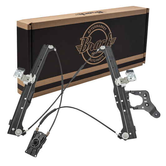 Brock Replacement Passenger Rear Power Window Regulator without Motor Compatible with 2001-2007 Silverado Sierra Pickup Truck
