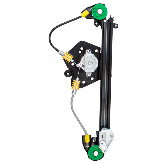 Brock Replacement Passenger Rear Power Window Regulator without Motor Compatible with 97-03 Malibu 04-05 Malibu/Classic