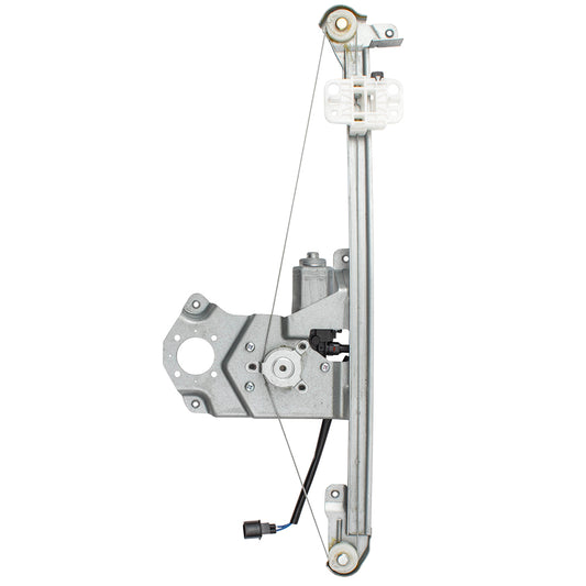 Brock Replacement Passenger Rear Power Window Regulator without Motor Compatible with 04-12 Colorado Canyon 06-08 i-Series Crew Cab Pickup Truck