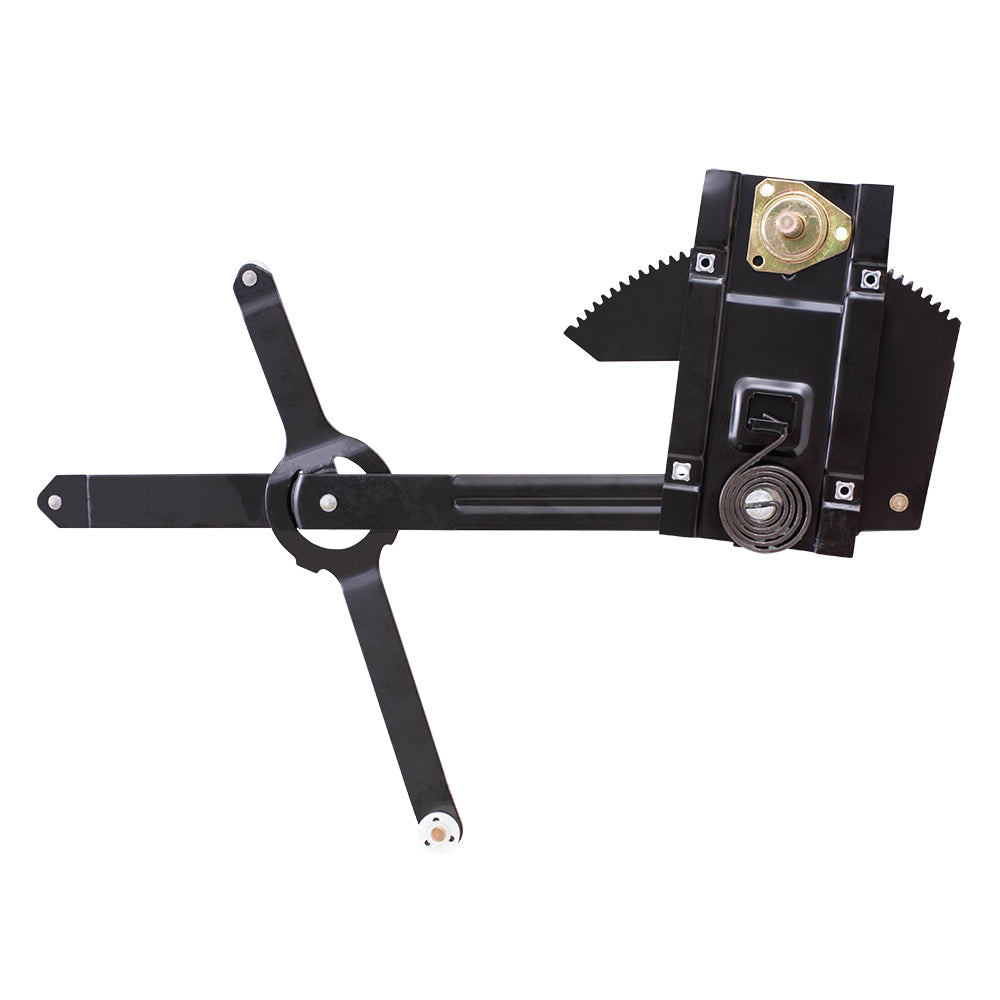 Brock Replacement Driver Front Manual Window Lift Regulator Assembly Compatible with 1977-1991 Blazer JImmy Suburban C/K/R/V Pickup Truck 14027431