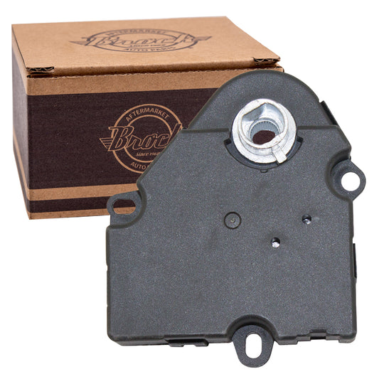 Brock Replacement HVAC Heater A/C Air Door Actuator Air Inlet Front Compatible with 1999-2007 Silverado Sierra Pickup Truck with Manual Temperature Control