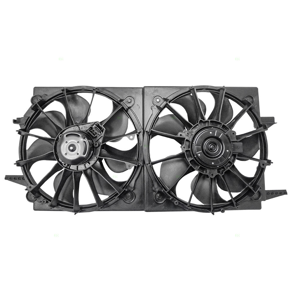 Brock Replacement Dual Cooling Fan Assembly Compatible with Malibu & Classic Alero Cutlass Grand Am 88986470