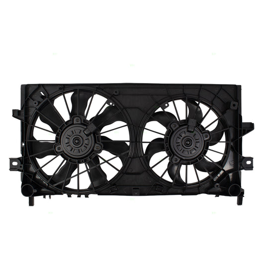 Brock Replacement Dual Cooling Fan Assembly Compatible with Impala & Impala Limited LaCrosse Monte Carlo Grand Prix 5.3L 89018691