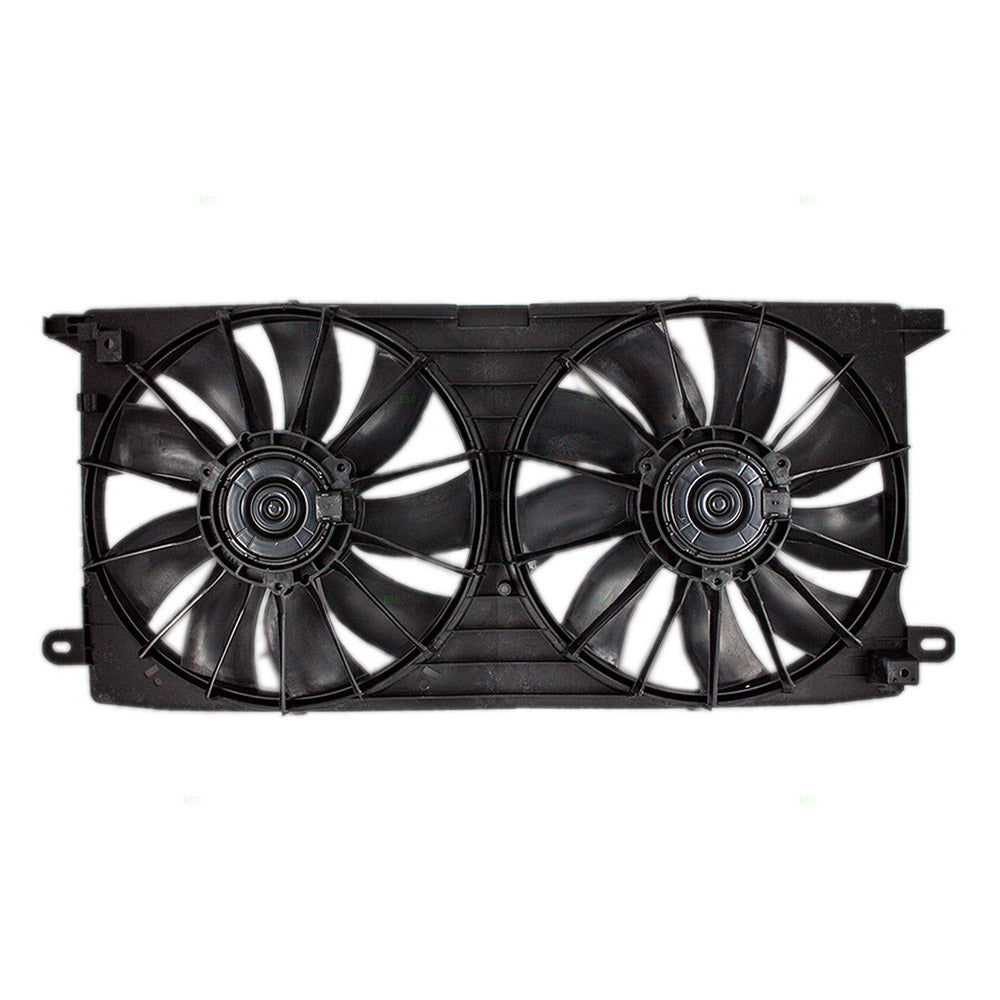 Brock Replacement Dual Cooling Fan Compatible with 2000-2005 DeVille 2001-2003 Aurora 12463003