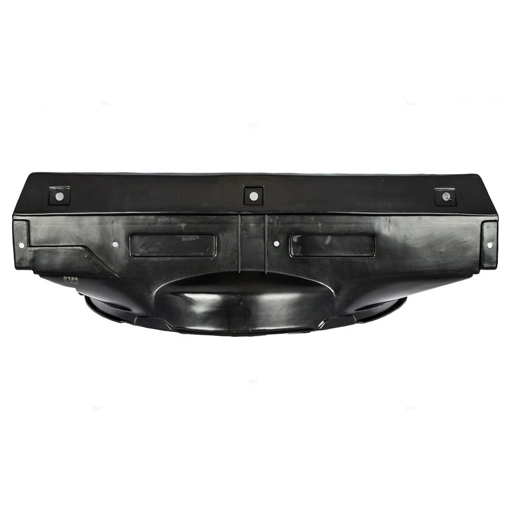 Brock Replacement Radiator Fan Upper Shroud Compatible with S10 Sonoma Blazer Jimmy Envoy Bravada Hombre 6 cyl