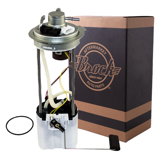 Brock Replacement Fuel Pump Assembly Compatible with 2007 2008 Silverado Sierra 1500 Extended & Crew Cab Pickup Truck 19208956