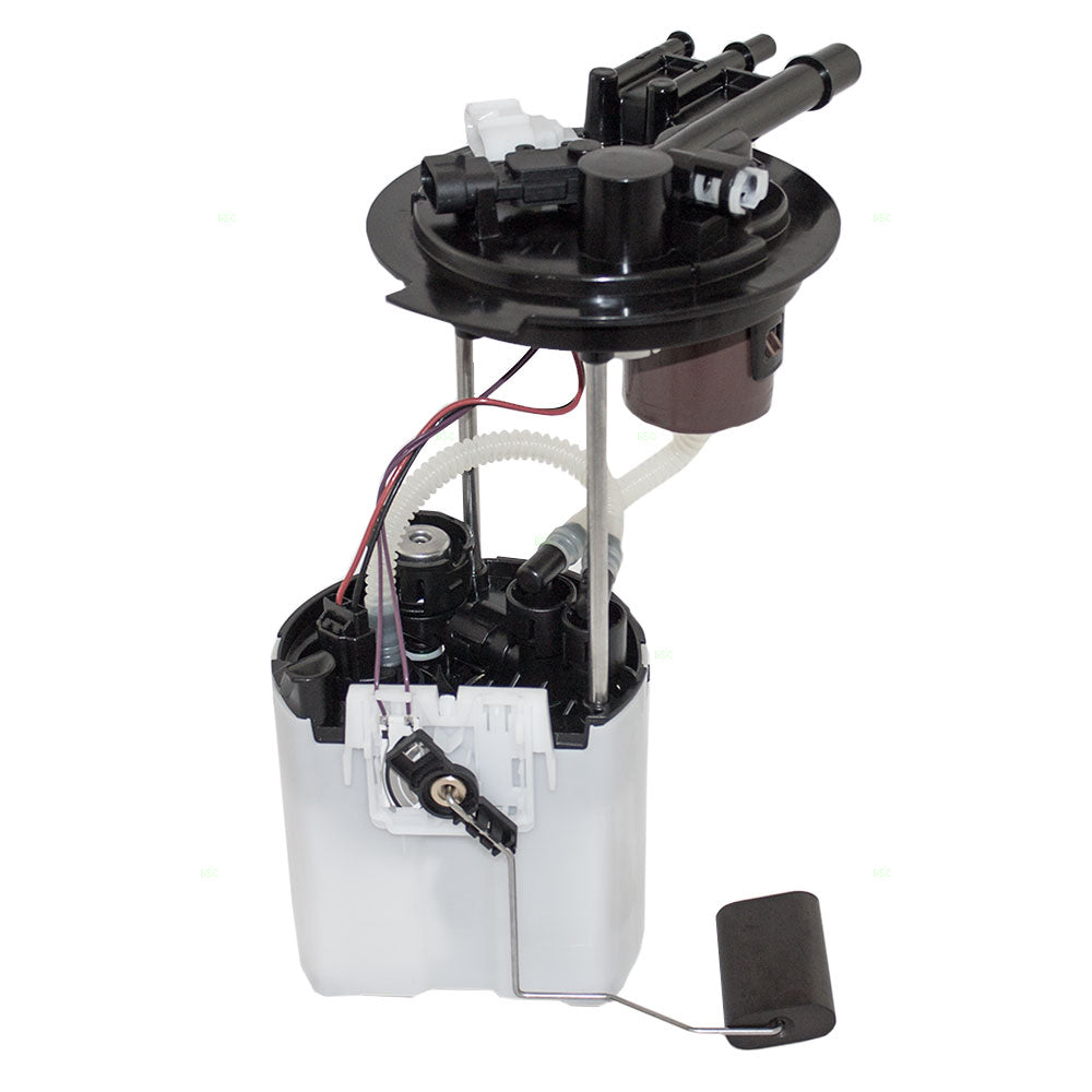 Brock Replacement Fuel Pump Module Assembly Compatible with 2007 2008 LaCrosse Impala Grand Prix 2007 Monte Carlo 3 Tube Ports with 2 Connectors