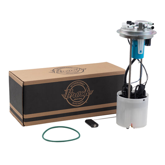 Brock Replacement Fuel Pump Module Assembly Compatible with 2009 Silverado Sierra 1500 Extended/Crew Cab 4.8L 5.3L 6.0L 19206536