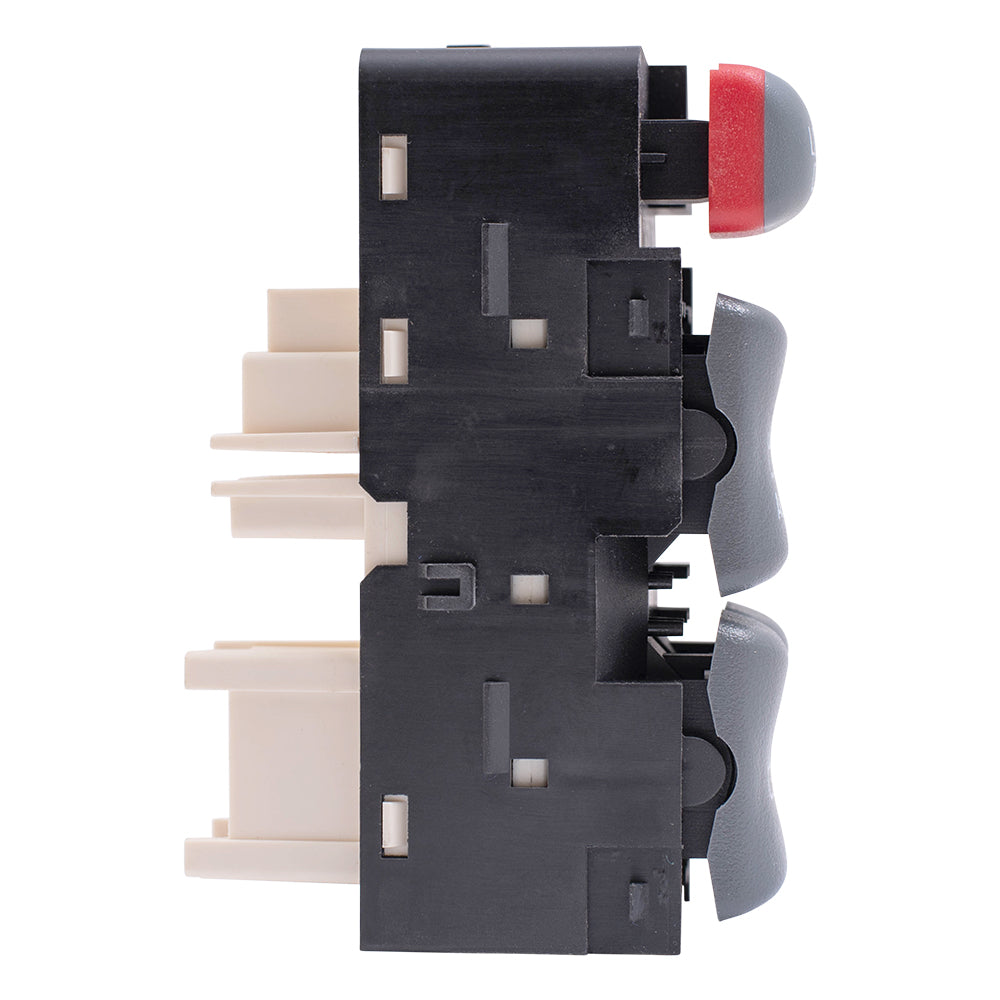 Brock Replacement Drivers Front Power Master Window Switch Gray 5 Button Compatible with 97-03 Grand Prix Sunfire & Cavalier Sedan 19208647