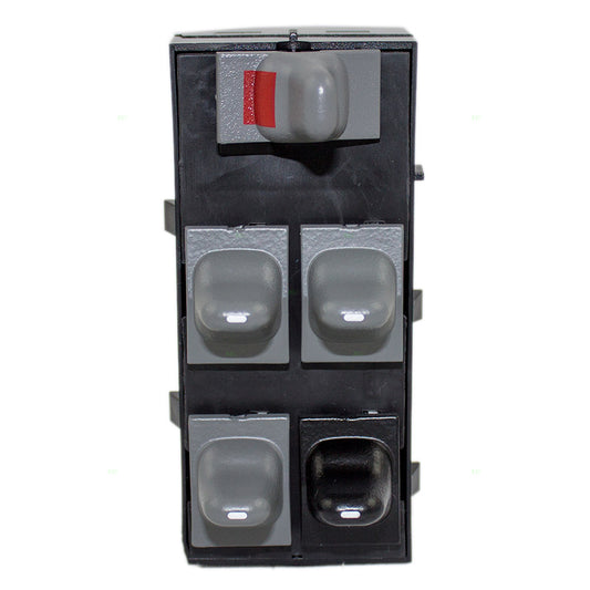 Brock Replacement Drivers Front Power Window Switch Compatible with 96-05 Grand Am Sedan 22588178