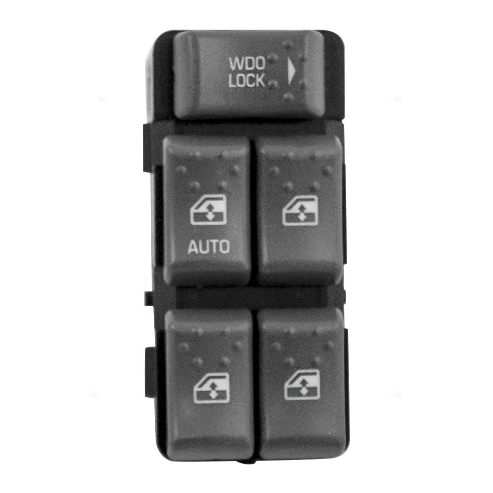Brock Replacement Drivers Front Power Window Master Switch Compatible with 01-05 SUV 19244667