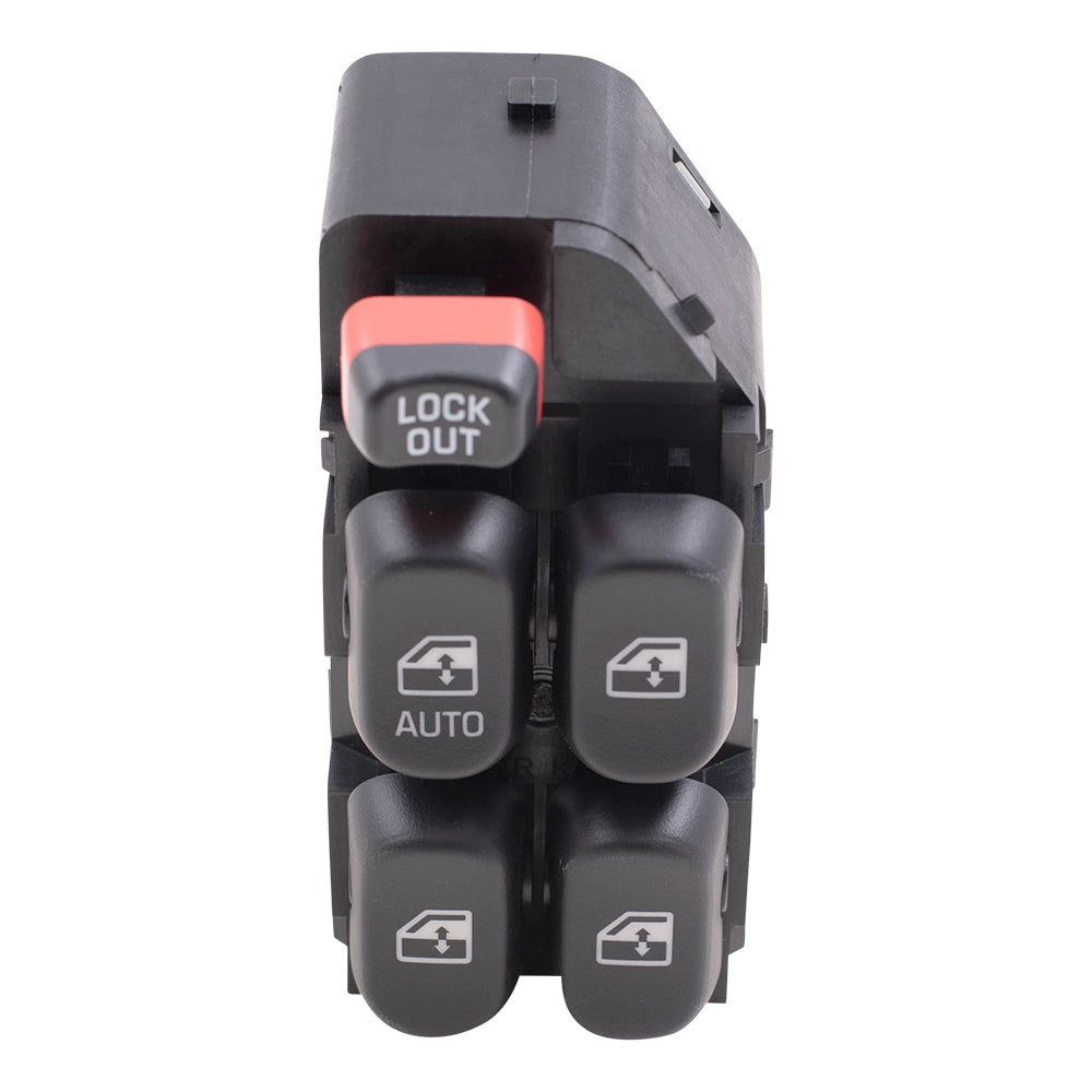Brock Replacement Drivers Front Power Window Master Switch Compatible with 95-01 Lumina 88894539