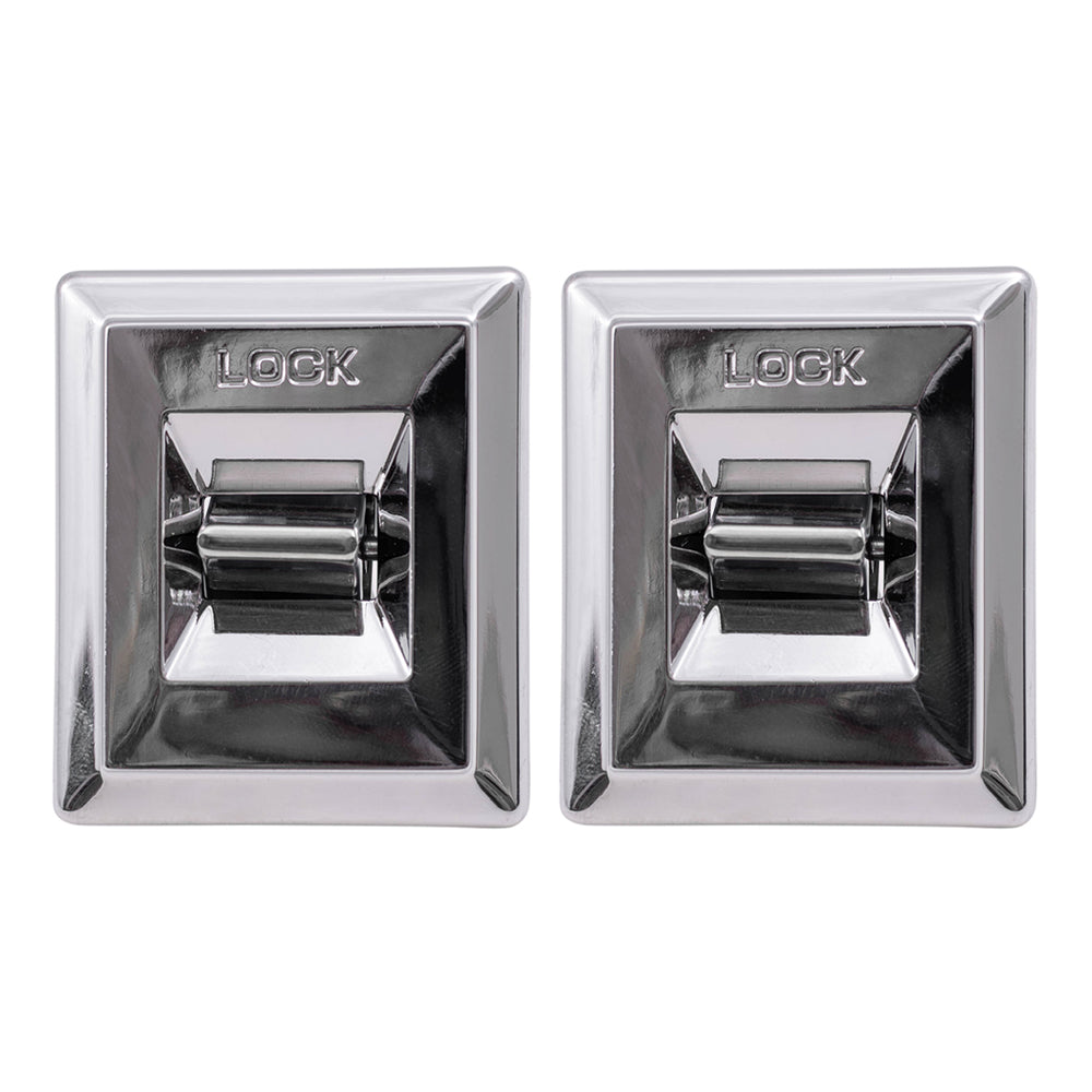 Brock Replacement Pair of Lock Switches with Bezels Compatible with 78-87 Van 20734310