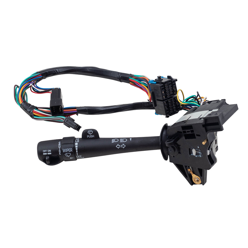 Brock Replacement Turn Signal Switch Cruise Control Windshield Wiper & Brights Lever Compatible with 2000-2005 Impala Monte Carlo 88964580