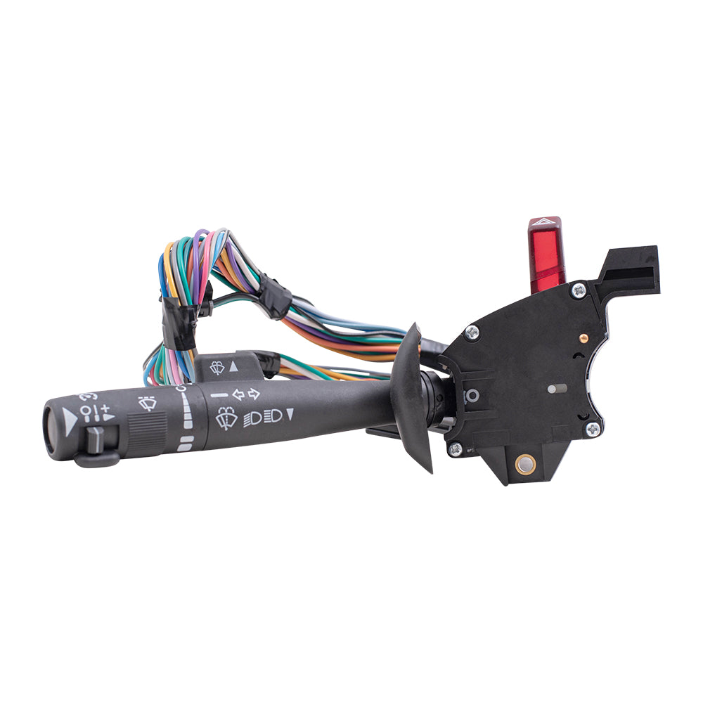 Brock Replacement Turn Signal Switch Cruise Control Wiper Brights & Hazard Warning Lever Compatible with 01-02 Express 01-02 Savana 03-09 Topkick 03-09 Kodiak Pickup Truck 26102159
