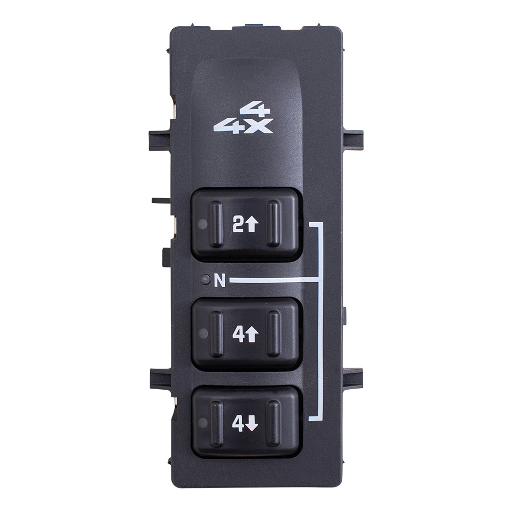 Brock Replacement 4-Wheel Drive Selector Switch Electronic Shift Compatible with 03-07 Silverado Sierra Pickup Truck RPO Code NP1