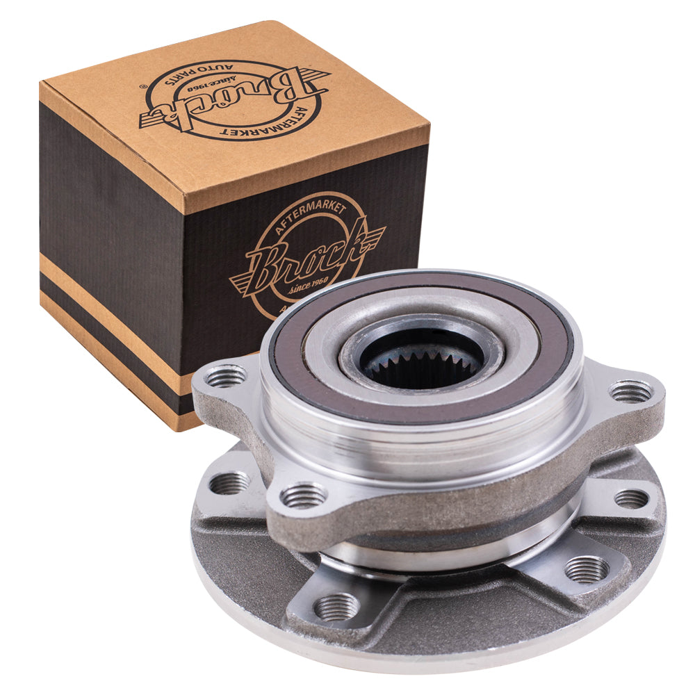 Brock Replacement Front Hub & Wheel Bearing Assembly Compatible with 2015-2017 200 Sedan
