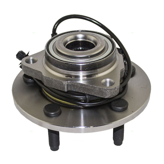 Brock Replacement Front Wheel Hub Bearing Assembly Compatible with 2002-2005 1500 Pickup Truck with 4-Wheel ABS 52070323AB