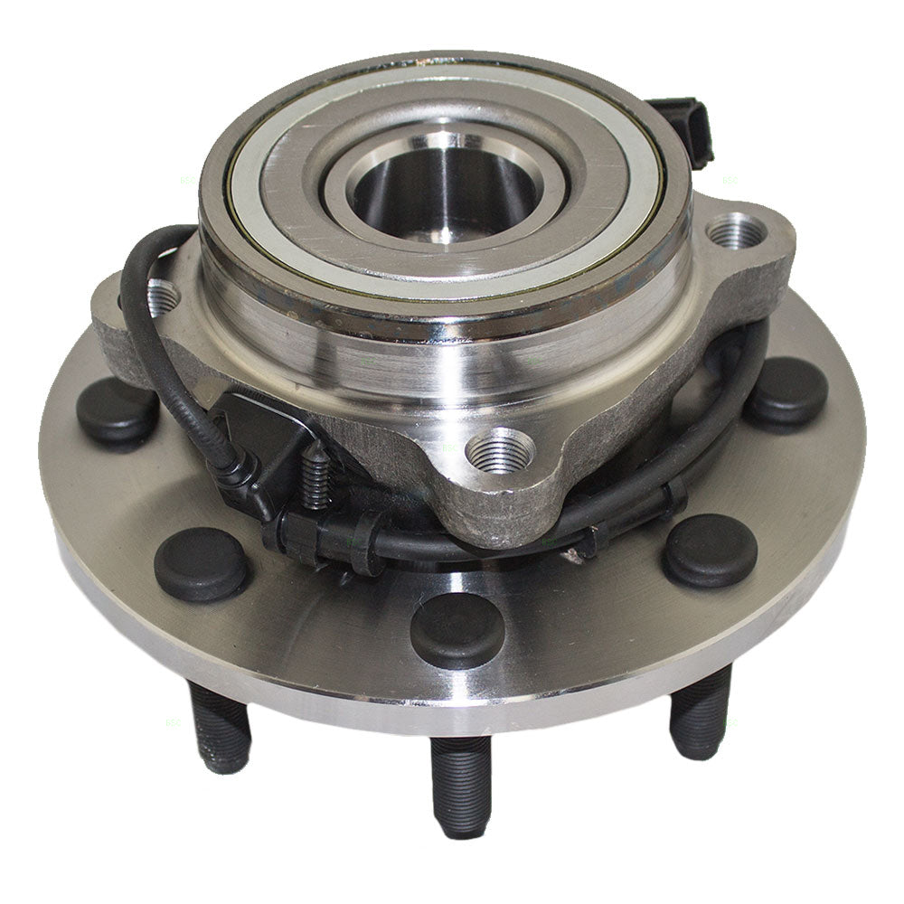Brock Replacement Front Wheel Hub with Bearing Assembly Compatible with 2003 2004 2005 2500 3500 Pickup Truck with 4-Wheel Drive 5015282AA