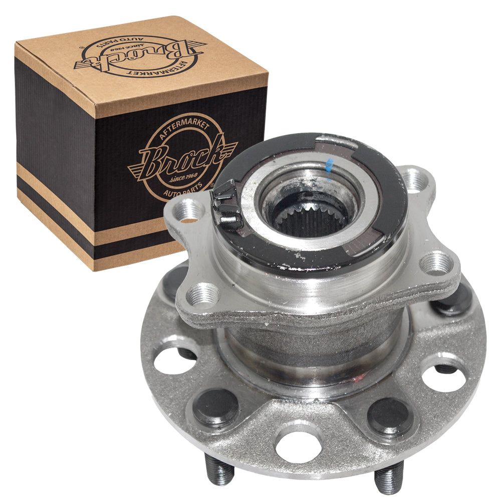 Brock Replacement Rear Wheel Hub with Bearing Assembly Compatible with 2007-2017 Compass Patriot with 4-Wheel Drive 5105770AF HA590230 512333