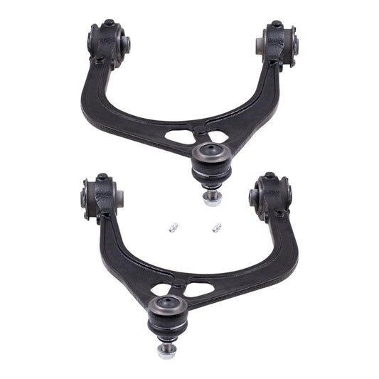 Brock Replacement Pair Set Front Upper Control Arms with Bushings & Ball Joints Compatible with 05-17 300 06-18 Charger 08-18 Challenger 05-08 Magnum 68045131AE 4782666AF