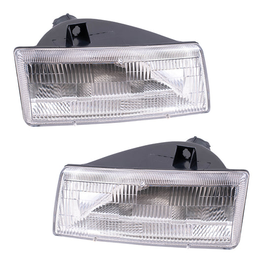 Headlight for 1991-1995 Caravan for 1991-1995 Grand Caravan 4451731 Set CH2518104