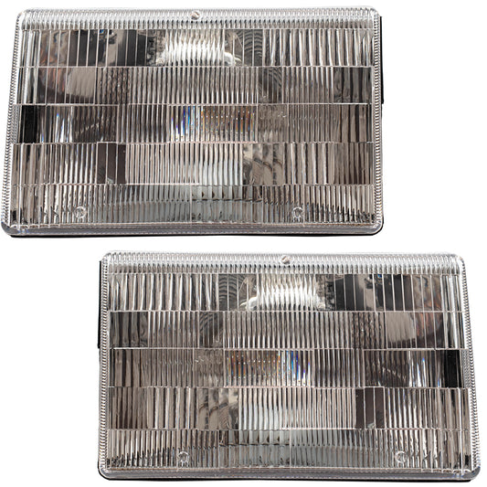 Headlight for 1993-1998 Grand Cherokee 55055119AB Set