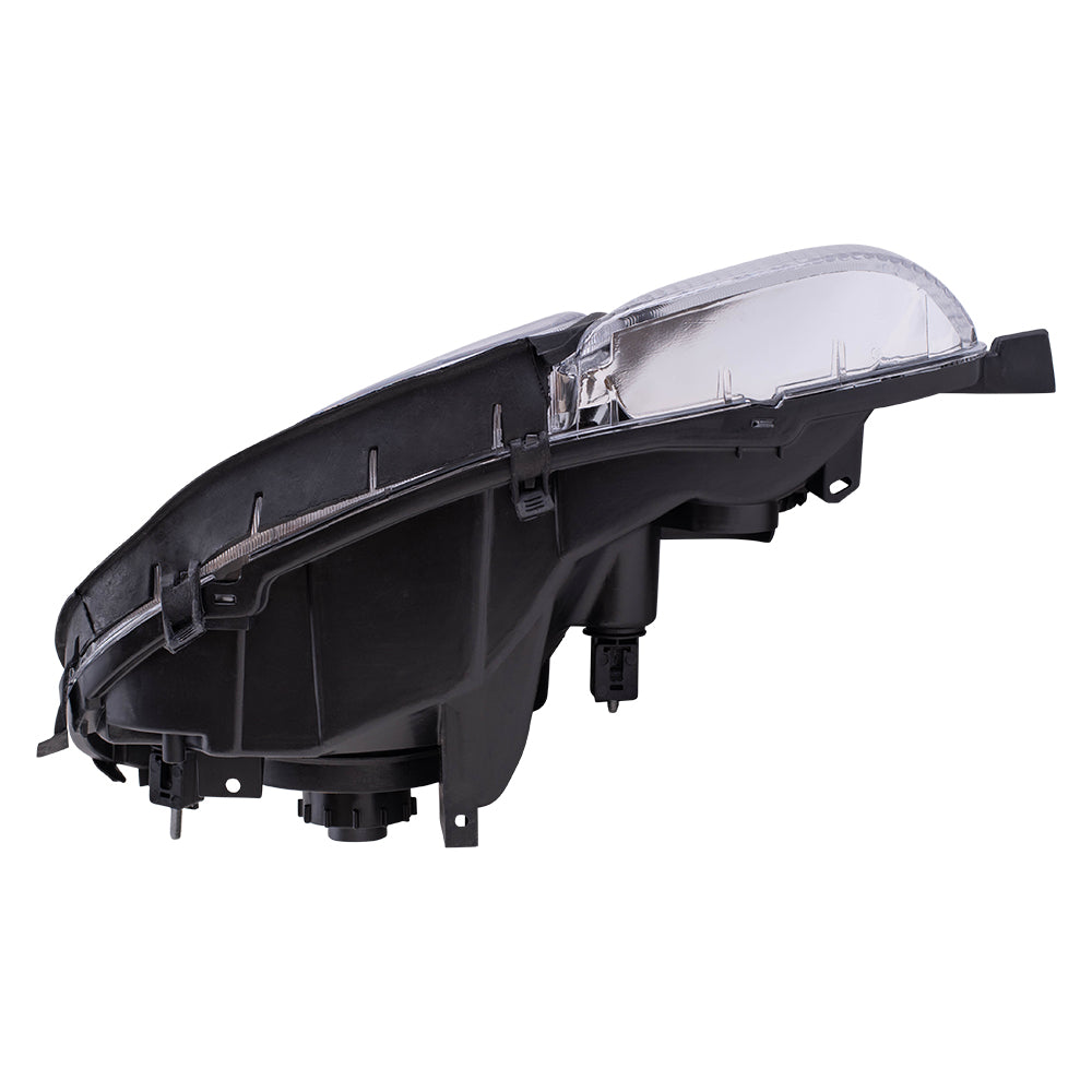 Brock Replacement Passenger Halogen Headlight with Chrome Bezel Compatible with 2000-2005 Neon 5288508AH