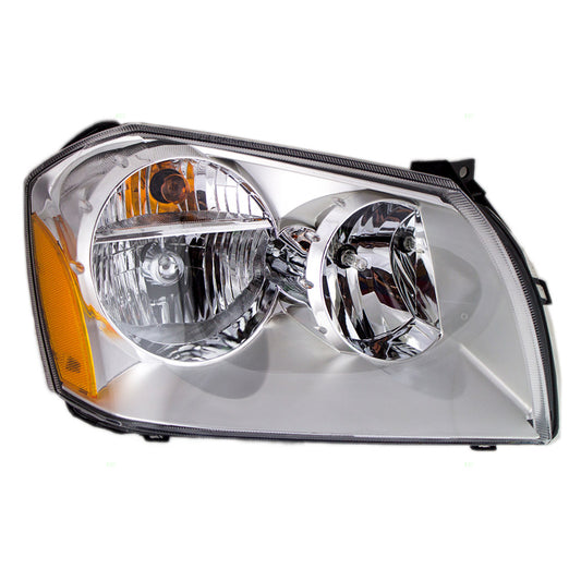 Headlight for 2005-2007 Magnum w/ Chrome Bezel 4806058AG Right CH2503165