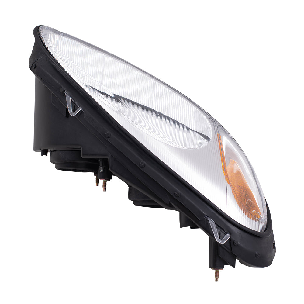 Brock Replacement Driver and Passenger Headlights Compatible with 2001-2005 PT Cruiser 5288765AI 5288764AI