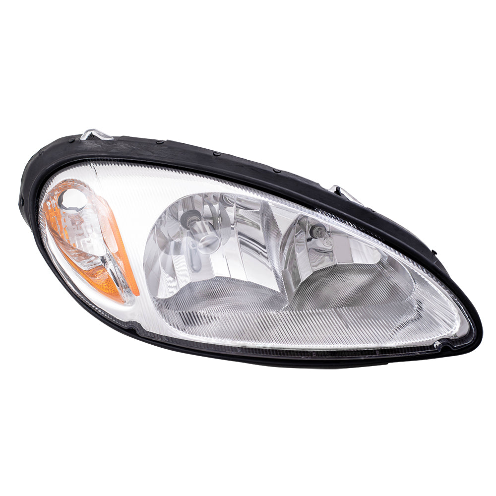 Brock Replacement Passenger Headlight Compatible with 2001-2005 PT Cruiser 5288764AI