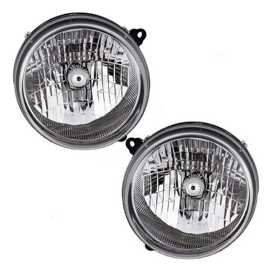Headlight for 2003-2004 Liberty From 10/6/02 55155809AB Set
