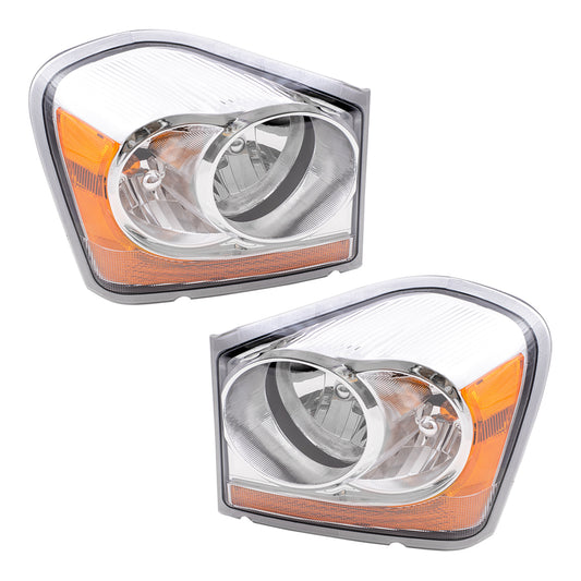 Headlight for 2004-2005 Durango 55077721AD Set