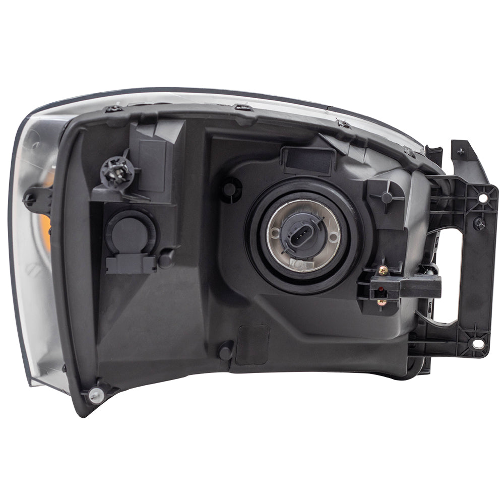 Brock Replacement Driver Headlight Compatible with 2007-2009 Pickup Truck 68003125AD