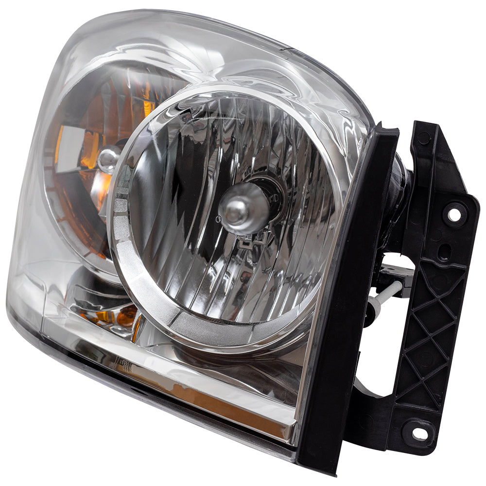 Brock Replacement Passenger Headlight Compatible with 2007-2008 Pickup Truck 68003124AD
