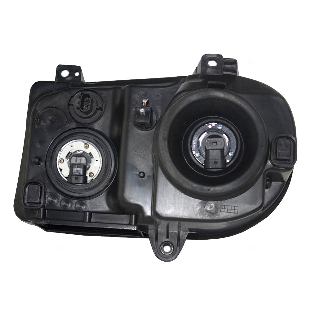 Brock Replacement Passenger Halogen Headlight Compatible with 2005-2010 300 with Projector and Delay Option 57010862AA