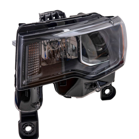 CAPA Headlight for 2017-2021 Grand Cherokee w/ Black Bezel 2022-2022 Grand Cherokee WK 68266647AF Left