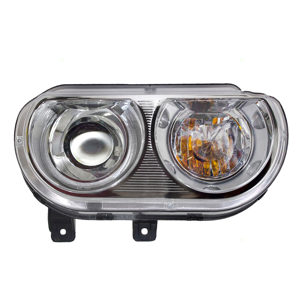Brock Replacement Passenger HID Headlight Compatible with 2008-2014 Challenger 5028778AB