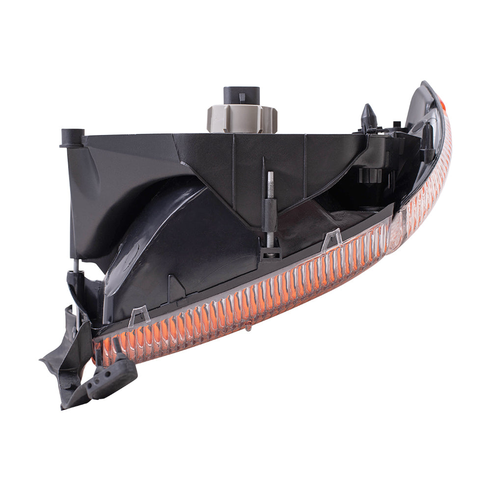 Brock Replacement Driver Composite Headlight with Park Signal Lamp Compatible with 1997 Dakota 1998 Durango 5011407AA