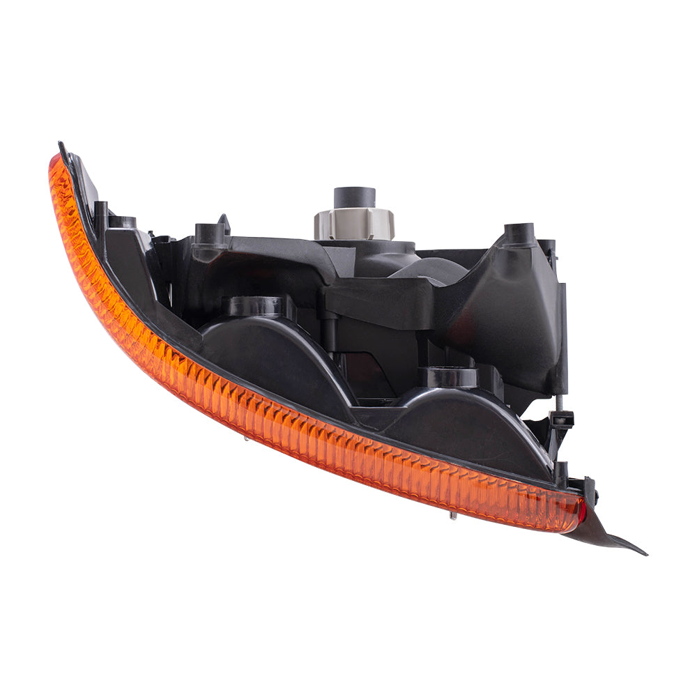 Brock Replacement Driver Composite Headlight with Park Signal Lamp Compatible with 1997 Dakota 1998 Durango 5011407AA